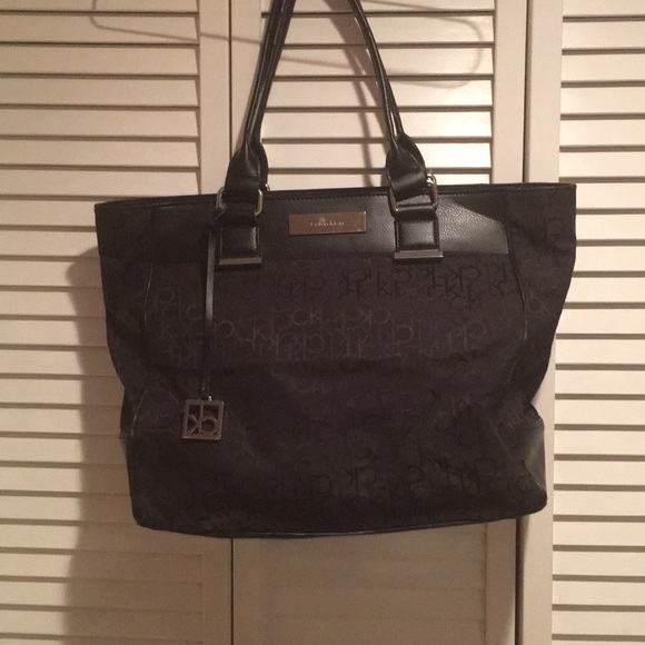 Handbags - Black Calvin Klein tote bag